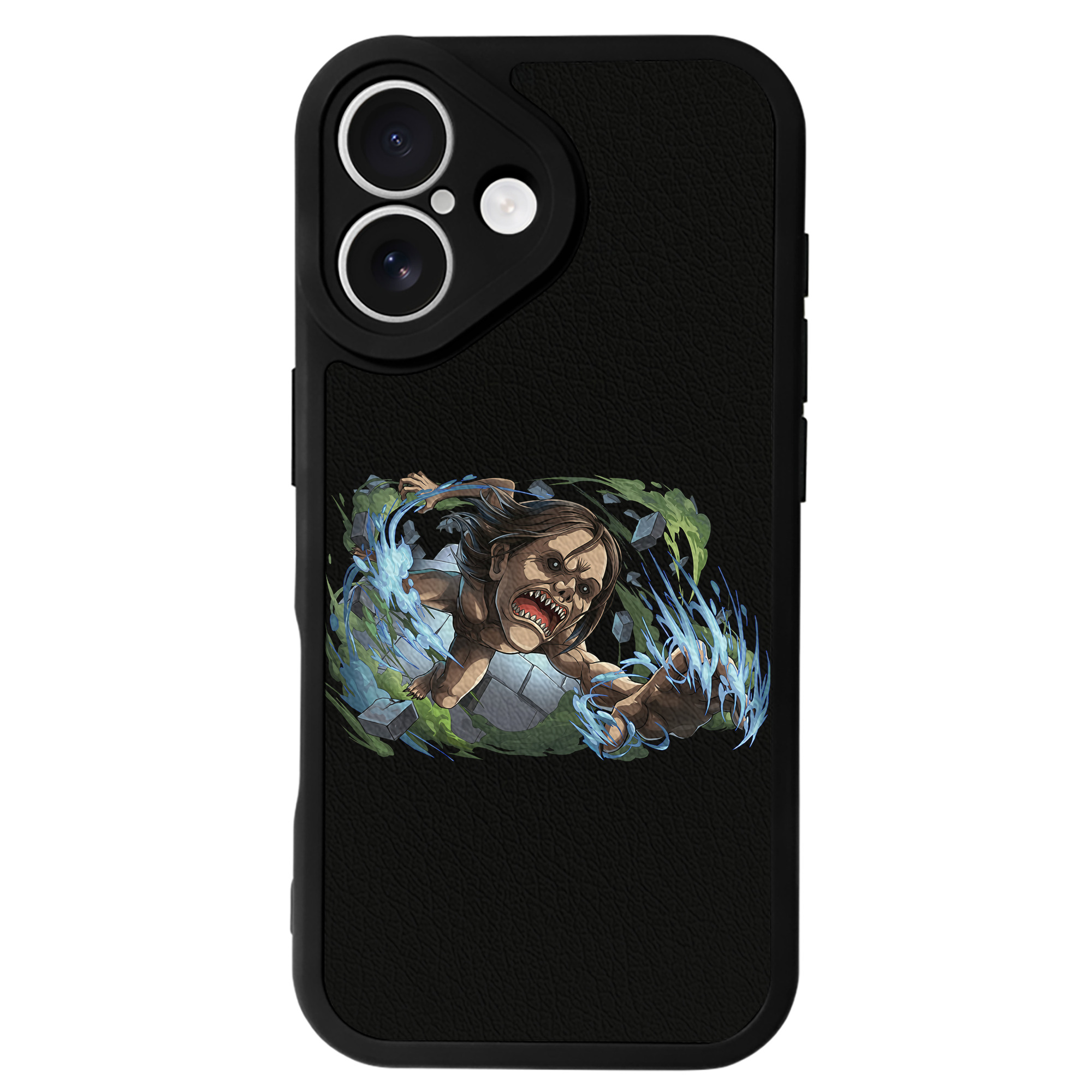（画像用） 進撃の巨人 Attack on Titan 【iPhone 16シリーズ対応】シリコンスマホケース（レザー調） 材質：シリコン